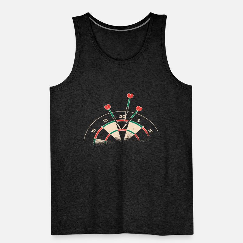 Fléchettes Fléchettes Fléchettes Fléchettes Débardeur bio Premium Homme