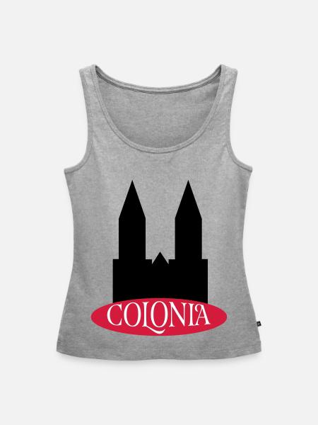 Köln - Frauen Premium Organic Tank Top - Grau meliert