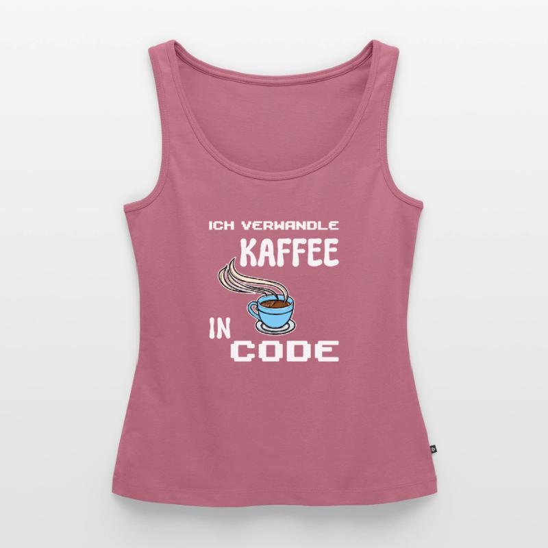 Developer Computerfreak Statement Coden Skripting Frauen Premium Organic Tank Top