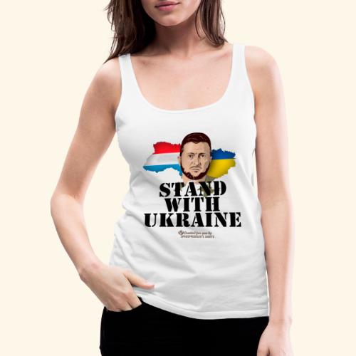 Ukraine Luxemburg T-Shirt Design - Frauen Premium Tank Top