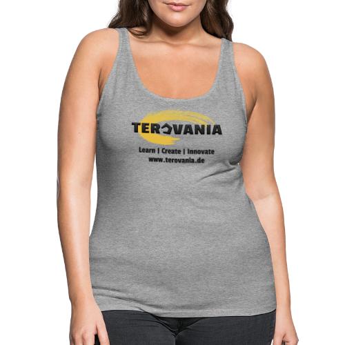 Terovania Logo mit Motto & URL - Frauen Premium Tank Top