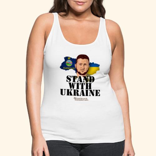 Ukraine Kansas Selenskyj - Frauen Premium Tank Top