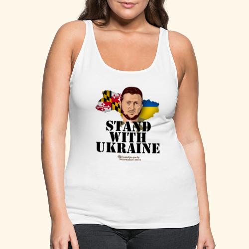 Maryland Ukraine Unterstützer Merch Design - Frauen Premium Tank Top