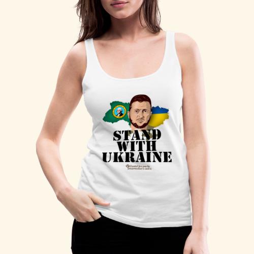 Ukraine T-Shirt Design - Frauen Premium Tank Top