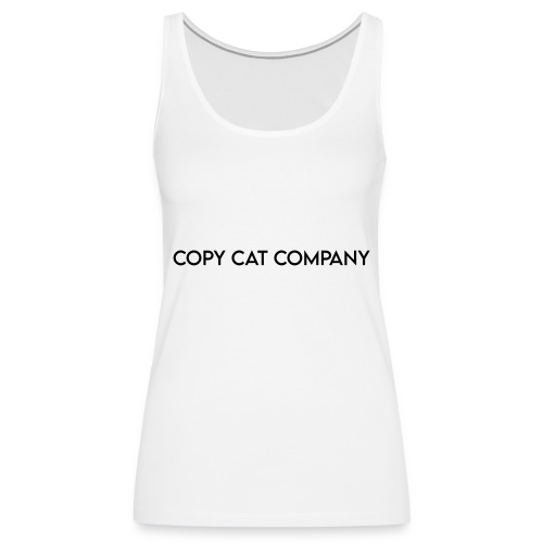 Coppy Cat Company Schriftzug 2 - Frauen Premium Tank Top