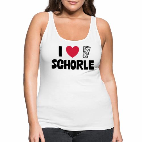 I love Schorle & Dubbe Schobbe - Frauen Premium Tank Top