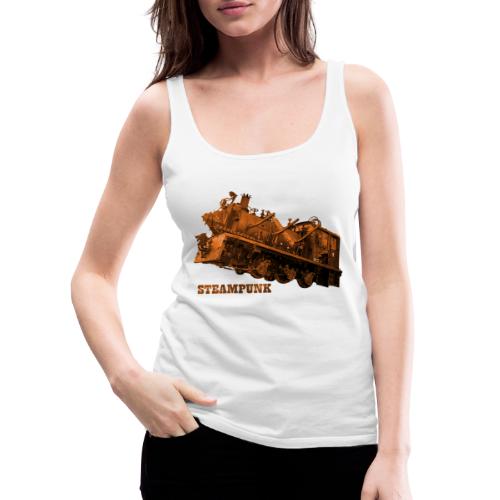Steampunk Lokomotive Neuseeland - Frauen Premium Tank Top