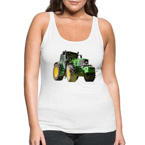 Grün gelber Traktor - Frauen Premium Tank Top