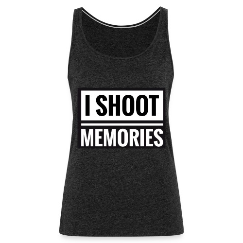 I SHOOT MEMORIES, BLACK EDITION - Dame Premium tanktop