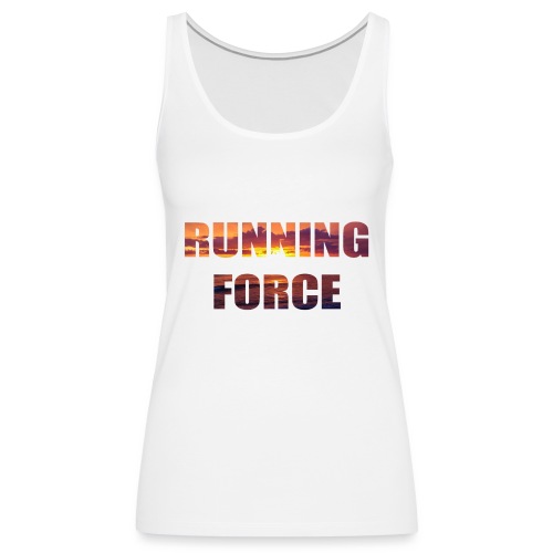 Logo-Shirt RUNNINGFORCE - Frauen Premium Tank Top