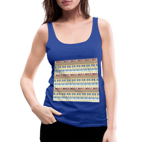 Patrón egipcio VIII - Camiseta de tirantes premium mujer