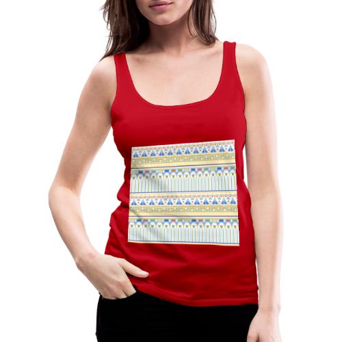 Patrón Egipcio IX - Camiseta de tirantes premium mujer