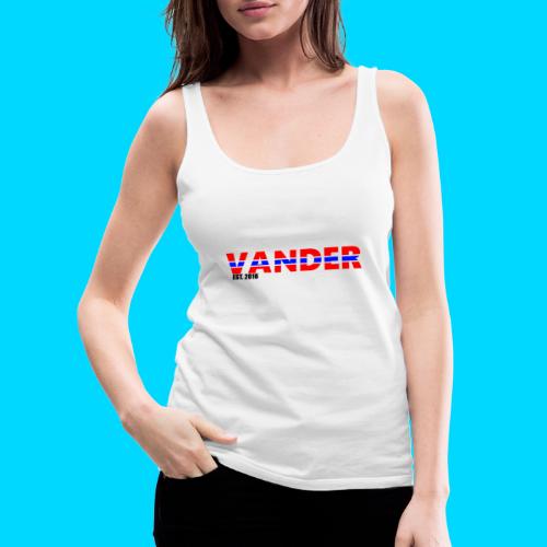 Vander in Red, white and blue. - Women's Premium Tank Top