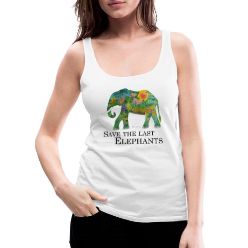 Save The Last Elephants - Frauen Premium Tank Top