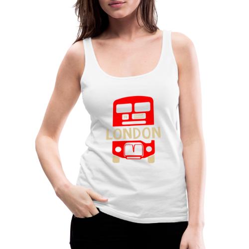 London Bus Roter Doppeldecker London Fan Souvenir - Frauen Premium Tank Top