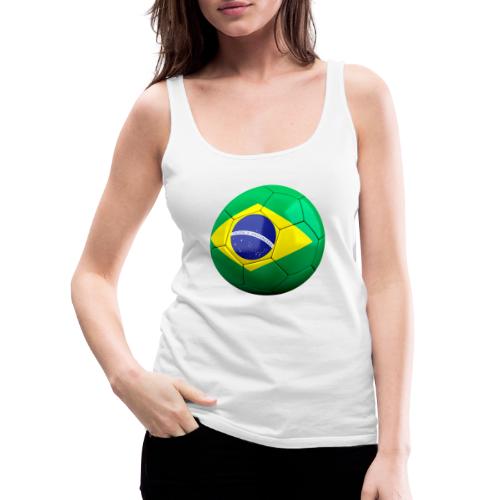Bola de futebol brasil - Women's Premium Tank Top