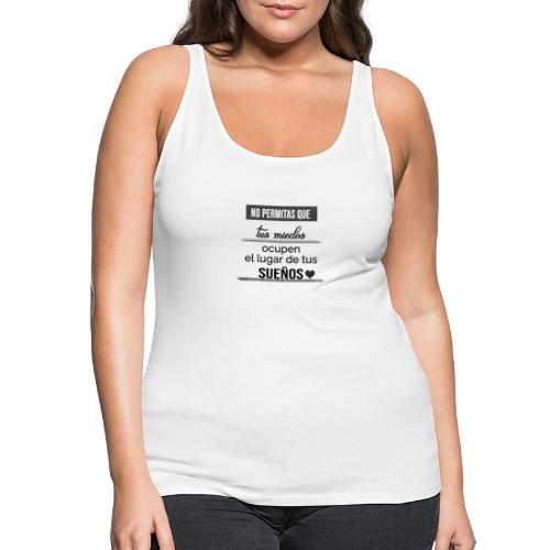 miedos - Camiseta de tirantes premium mujer