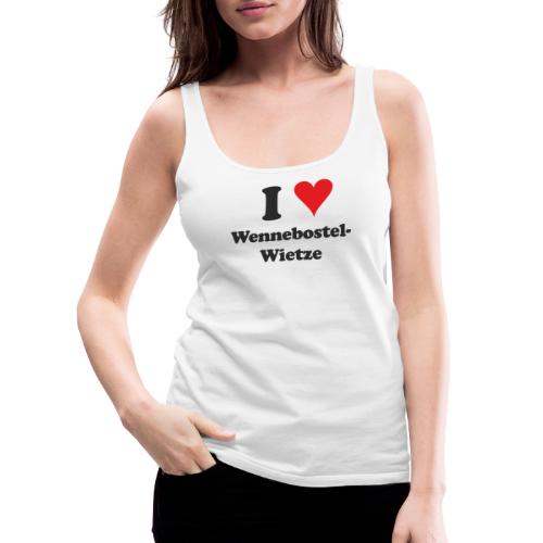 I Love Wennebostel-Wietze - Frauen Premium Tank Top