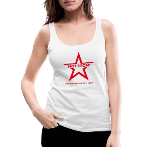 HOT IRON® Logo red - Frauen Premium Tank Top