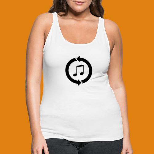 music, renew music, music, t-shirt music - Women's Premium Tank Top