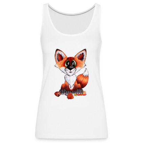 llwynogyn - a little red fox - Naisten premium hihaton toppi