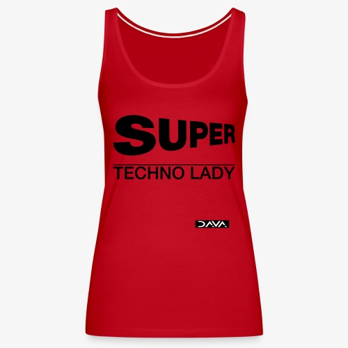 Techno Lady - black - Women's Premium Tank Top
