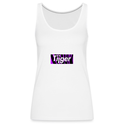 Tijger with Background - Vrouwen Premium tank top