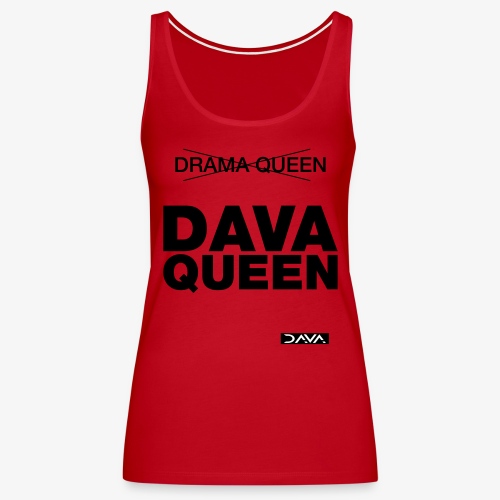 DAVA Queen - black - Women's Premium Tank Top