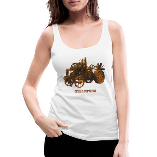 Steampunk Traktor Tractor Retro Futurismus - Frauen Premium Tank Top