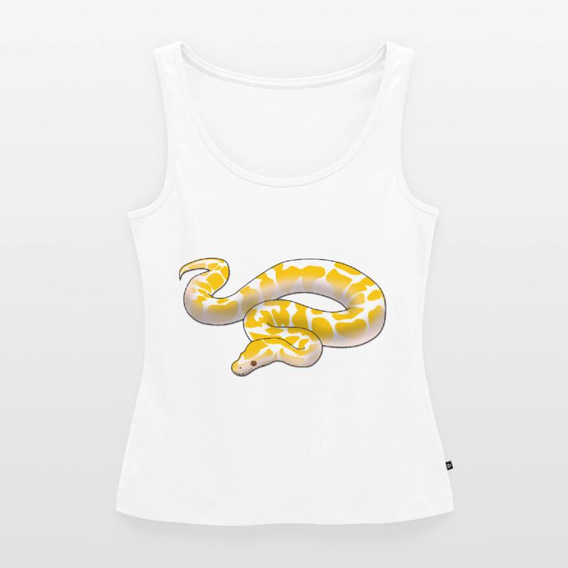 Albino ball python Python regius ballpython motif Débardeur bio Premium Femme