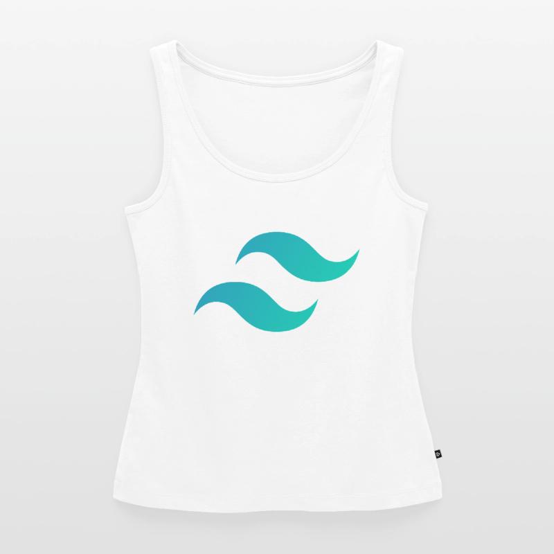 Tailwind CSS Mark - Codeur de programmeur de cadre CSS Débardeur bio Premium Femme