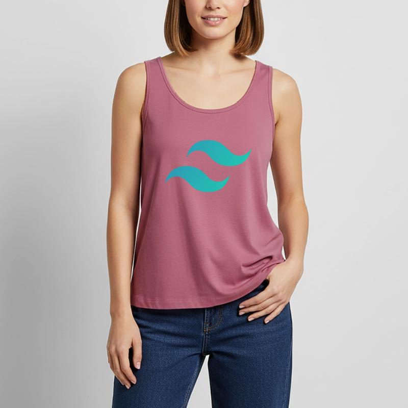 Tailwind CSS Mark - CSS Framework Programmer Coder Women’s Premium Organic Tank top