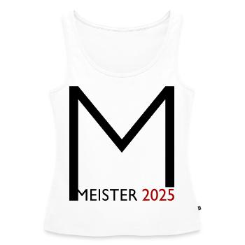 Meister 2025 Meisterschaft - Frauen Premium Organic Tank Top - Weiß - Vorne - AI Model Female 172 light (172cm)