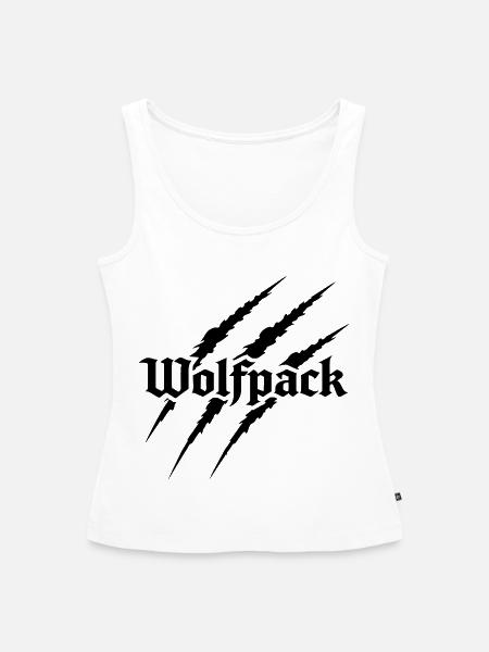 Wolfsrudel - Frauen Premium Organic Tank Top - Weiß