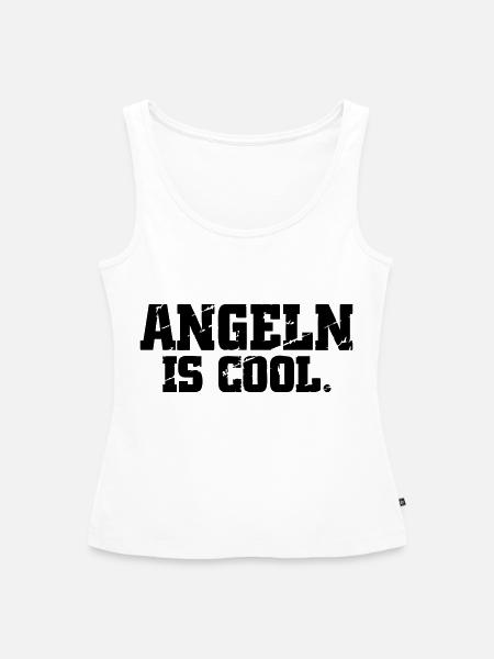Angeln - Frauen Premium Organic Tank Top - Weiß