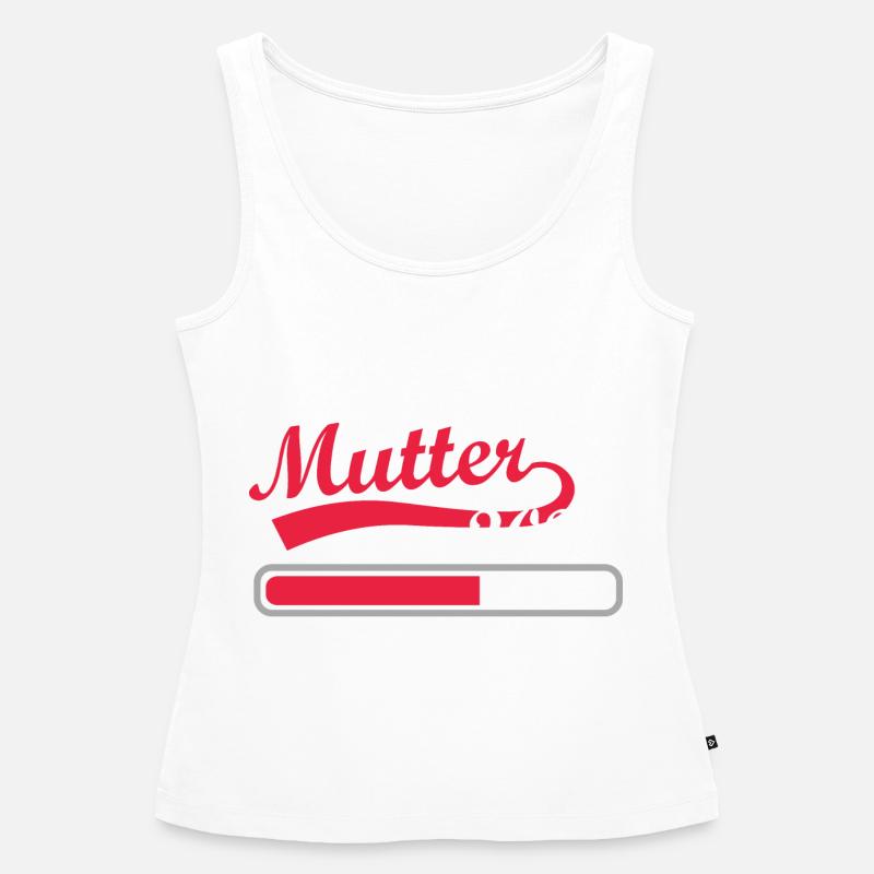 Mutter 2025 loading, Ich werde 2025 Mutter - Frauen Premium Organic Tank Top - Weiß