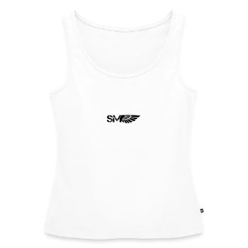 Supermoto - Frauen Premium Organic Tank Top - Weiß - Vorne - AI Model Female 172 light (172cm)