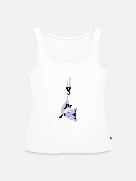 opossum - Frauen Premium Organic Tank Top - Weiß