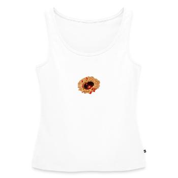 Galaktischer Donut mit Kosmischer Kernöffnung - Frauen Premium Organic Tank Top - Weiß - Vorne - AI Model Female 172 light (172cm)