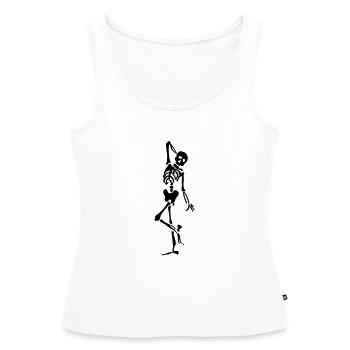 Le mannequin - Débardeur bio Premium Femme - blanc - Devant - AI Model Female 172 light (172cm)