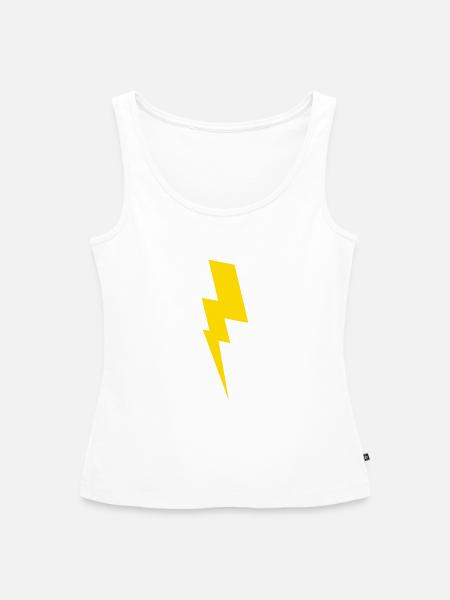 Blitz - Frauen Premium Organic Tank Top - Weiß