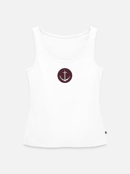 Anker - Frauen Premium Organic Tank Top - Weiß