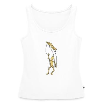 Marionette Puppet - Frauen Premium Organic Tank Top - Weiß - Vorne - AI Model Female 172 light (172cm)