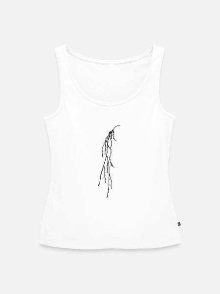 Hanging plant 2 - Frauen Premium Organic Tank Top - Weiß