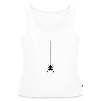 Spinne - Frauen Premium Organic Tank Top - Weiß - Vorne - AI Model Female 172 light (172cm)