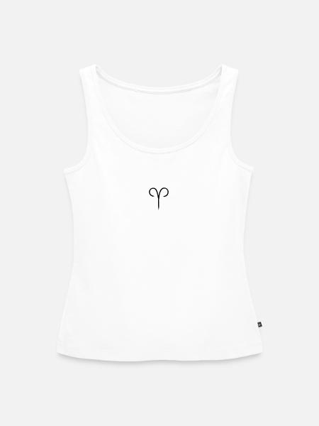 Widder - Frauen Premium Organic Tank Top - Weiß