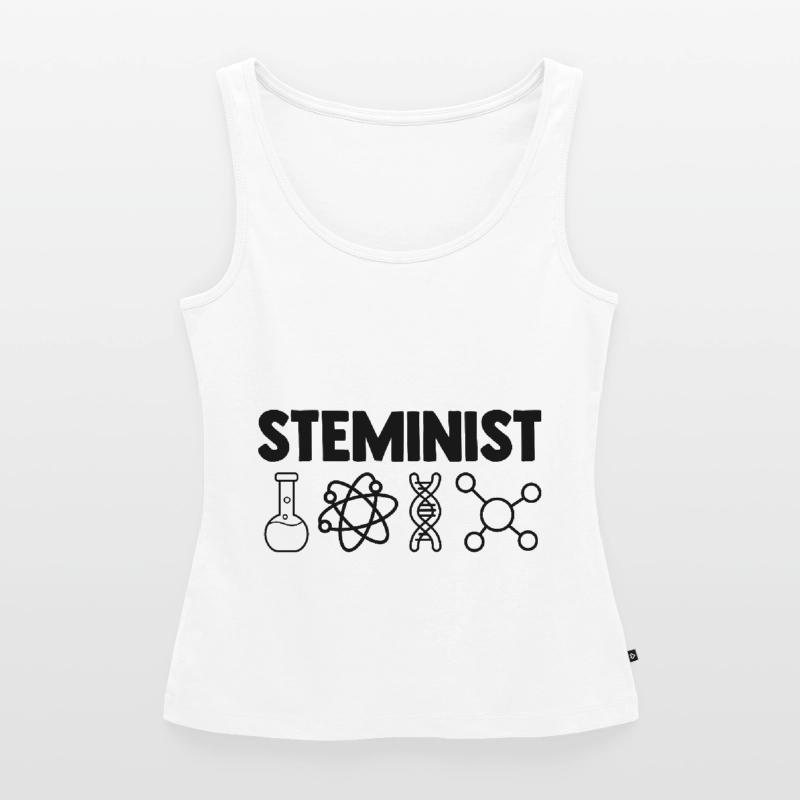 Steminist Software Developer Coder Nerd Conmputer Frauen Premium Organic Tank Top