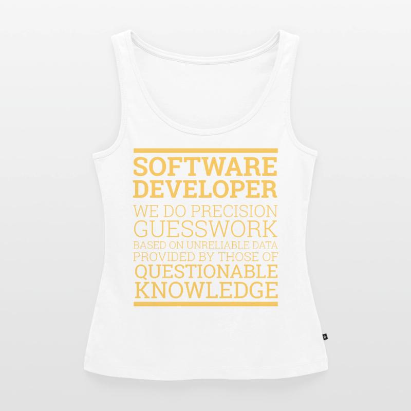 "Software Developer" | Programmierer Frauen Premium Organic Tank Top
