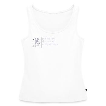 Scorpio Sternzeichen Skorpion - Frauen Premium Organic Tank Top - Weiß - Vorne - AI Model Female 172 light (172cm)