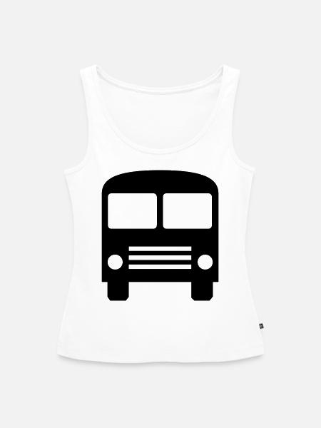bus - Frauen Premium Organic Tank Top - Weiß